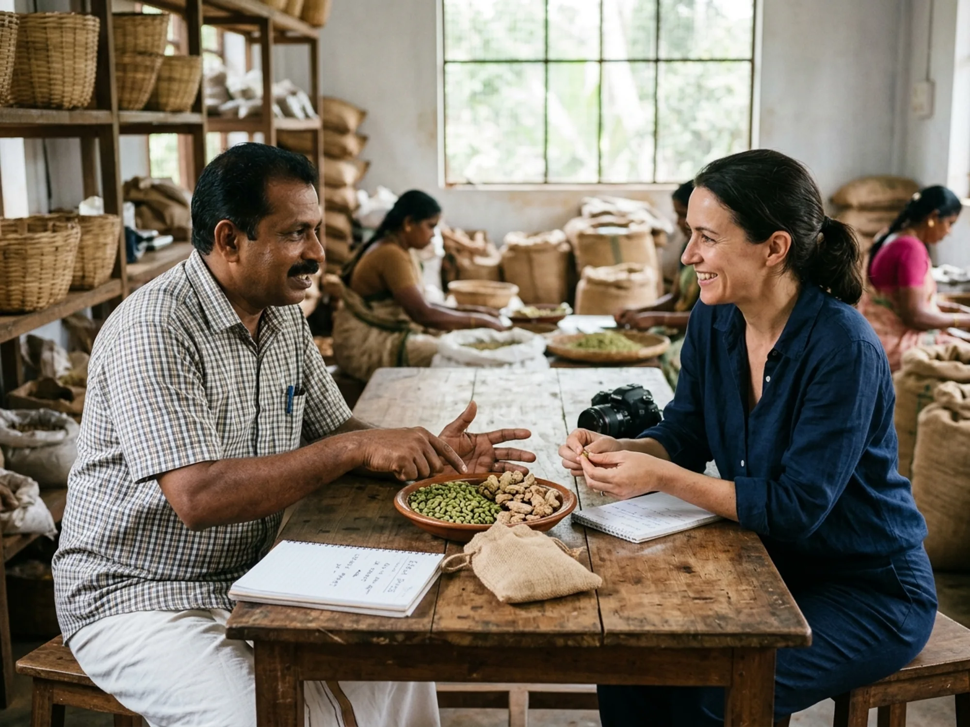 Produce being reviewed ahead of a commercial discussion